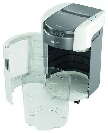 Iratmegsemmisítő, konfetti, 200 lap, LEITZ "IQ OptiMax Autofeed Small Office 200 P4"