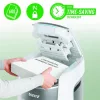 Iratmegsemmisítő, konfetti, 600 lap, LEITZ "IQ OptiMax Autofeed Office Pro 600 P4"