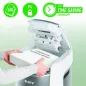   Iratmegsemmisítő, konfetti, 600 lap, LEITZ "IQ OptiMax Autofeed Office Pro 600 P4"