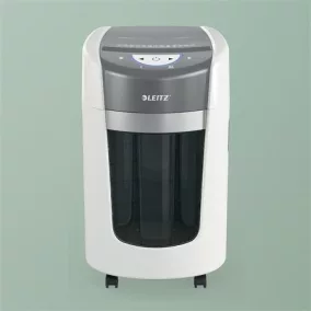   Iratmegsemmisítő, mikrokonfetti, 6 lap, LEITZ "IQ OptiMax Home Office 225 P5"