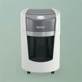   Iratmegsemmisítő, mikrokonfetti, 8 lap, LEITZ "IQ OptiMax Small Office 350 P5"