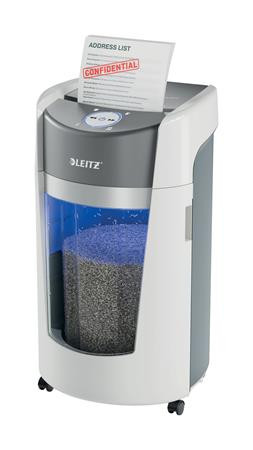 Iratmegsemmisítő, mikrokonfetti, 10 lap, LEITZ "IQ OptiMax Office 550 P5"