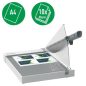   Vágógép, karos, A4, 10 lap, LEITZ "Precision Home Office A4"