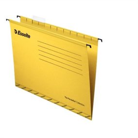 Függőmappa, újrahasznosított karton, A4, ESSELTE "Classic", sárga   Függőmappa, újrahasznosított karton, A4, ESSELTE "Classic", sárga