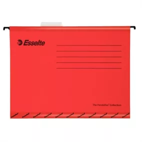   Függőmappa, újrahasznosított karton, A4, ESSELTE "Classic", piros
