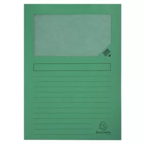   Mappa, ablakos, karton, EXACOMPTA "Forever®", vegyes színek