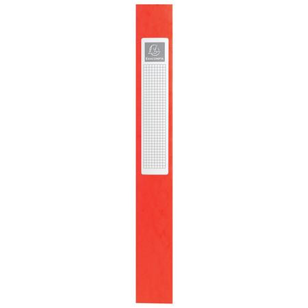 Gumis mappa, karton, A4, 40 mm, EXACOMPTA, piros