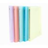 Gyűrűs könyv, 4 gyűrű, 20 mm, A4, PP, EXACOMPTA "Chromaline", vegyes pasztell színek