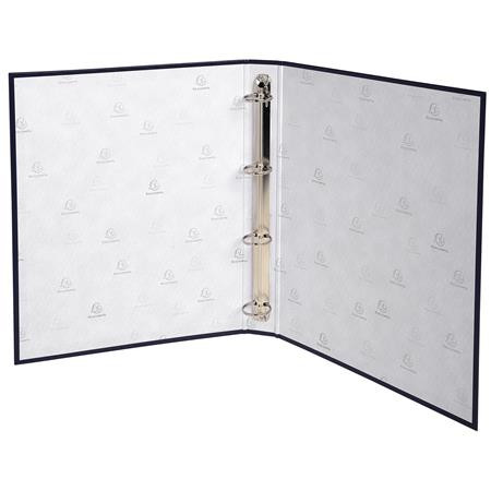 Gyűrűs könyv, 4 gyűrű, 40 mm, A4, karton, EXACOMPTA, fekete