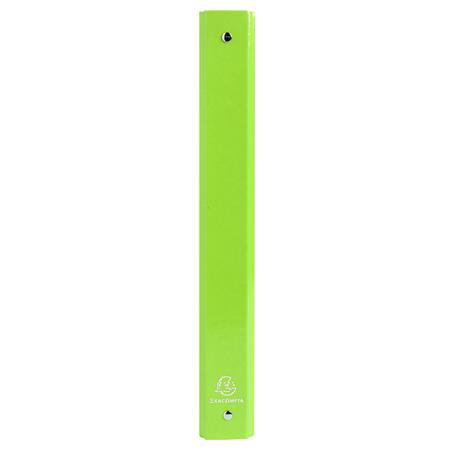 Gyűrűs könyv, 4 gyűrű, 40 mm, A4, karton, EXACOMPTA "Iderama", lime