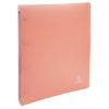 Gyűrűs könyv, 4 gyűrű, 40 mm, A4, PP, EXACOMPTA, pasztell korall