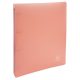 Gyűrűs könyv, 4 gyűrű, 40 mm, A4, PP, EXACOMPTA, pasztell korall