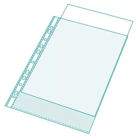Katalógustartó genotherm, lefűzhető, A4, PP, EXACOMPTA