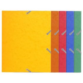 Gumis mappa, prespán, A5, EXACOMPTA, vegyes színek