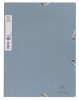 Gumis mappa, prespán, A4, 15 mm, EXACOMPTA, "AutentiK", szürkéskék