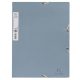 Gumis mappa, prespán, A4, 15 mm, EXACOMPTA, "AutentiK", szürkéskék
