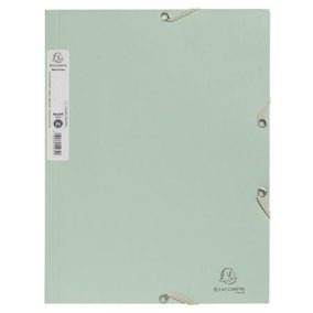   Gumis mappa, prespán, A4, 15 mm, EXACOMPTA, "AutentiK", zsálya