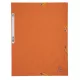 Gumis mappa, prespán, A4, EXACOMPTA, narancs