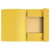 Gumis mappa, prespán, A4, EXACOMPTA, sárga