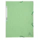 Gumis mappa, prespán, A4, EXACOMPTA, lágy zöld