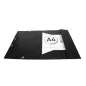 Gumis mappa, PP, A4, EXACOMPTA "Opak", fekete