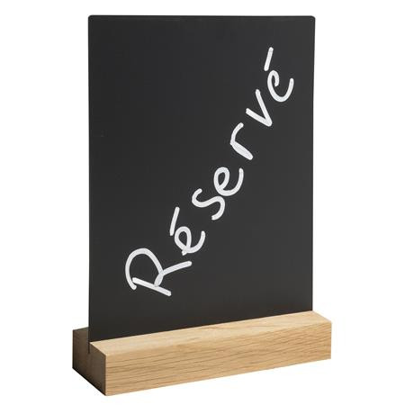 Krétatábla, álló, A5, menükhöz, EXACOMPTA, fekete