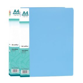 Villámzáras mappa, PP, A4, FLEXOFFICE "FO-CF02", kék   Villámzáras mappa, PP, A4, FLEXOFFICE "FO-CF02", kék