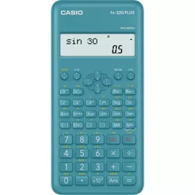   Számológép, tudományos, 181 funkció, CASIO "FX-220Plus 2E", türkiz