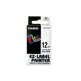 Feliratozógép szalag, 12 mm x 8 m, CASIO, fehér-fekete Feliratozógép szalag, 12 mm x 8 m, CASIO, fehér-fekete