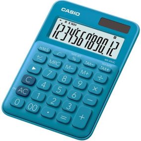 Számológép, asztali, 12 számjegy, CASIO, "MS 20 UC", kék   Számológép, asztali, 12 számjegy, CASIO, "MS 20 UC", kék
