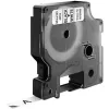 Feliratozógép szalag, 9 mm x 7 m, DYMO "D1", fehér-fekete