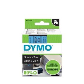 Feliratozógép szalag, 9 mm x 7 m, DYMO "D1", kék-fekete   Feliratozógép szalag, 9 mm x 7 m, DYMO "D1", kék-fekete