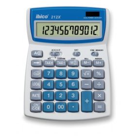 Számológép, asztali, 12 számjegy, IBICO "212X" Számológép, asztali, 12 számjegy, IBICO "212X"