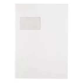   Boríték, TC4, szilikonos, bal ablakos (50 x 100), VICTORIA PAPER