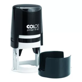   Bélyegző, kör, COLOP "Printer R 40", lila cserepárnával