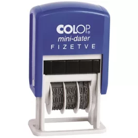 Dátumbélyegző, COLOP "S 160/L", Fizetve