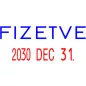 Dátumbélyegző, COLOP "S 160/L", Fizetve