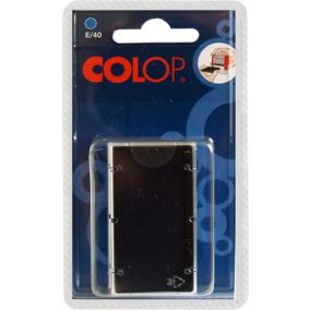 Bélyegző cserepárna, 2 db/bliszter, COLOP "E/40", kék   Bélyegző cserepárna, 2 db/bliszter, COLOP "E/40", kék