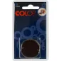   Bélyegző cserepárna, 2 db/bliszter, COLOP "E/R30", kék