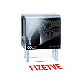 Bélyegző, szó, COLOP "Printer IQ 20/L", Fizetve Bélyegző, szó, COLOP "Printer IQ 20/L", Fizetve