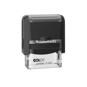 Bélyegző, COLOP "Printer C 20", kék cserepárnával   Bélyegző, COLOP "Printer C 20", kék cserepárnával