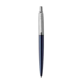   Golyóstoll, 0,7 mm, ezüst színű klip, royal kék tolltest, PARKER, "Royal Jotter", kék