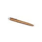   Golyóstoll, 0,7 mm, ezüst színű klip, mintás tolltest, PARKER, "Royal Jotter Róma", kék