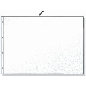   Genotherm, lefűzhető, A3, 80 mikron, narancsos felület, fekvő, REXEL