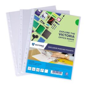   Genotherm, lefűzhető, A4, 145 mikron, víztiszta, VICTORIA OFFICE