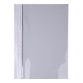   Gyorsfűző, kemény hátlappal, PVC, A4, VICTORIA OFFICE, fehér