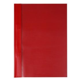   Gyorsfűző, kemény hátlappal, PVC, A4, VICTORIA OFFICE, piros