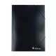 Gumis mappa, karton, A4, VICTORIA OFFICE, fekete