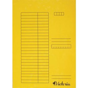 Gyorsfűző, karton, A4, VICTORIA OFFICE, sárga Gyorsfűző, karton, A4, VICTORIA OFFICE, sárga