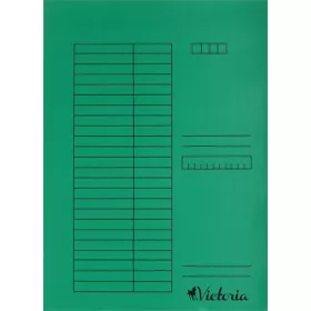 Gyorsfűző, karton, A4, VICTORIA OFFICE, zöld